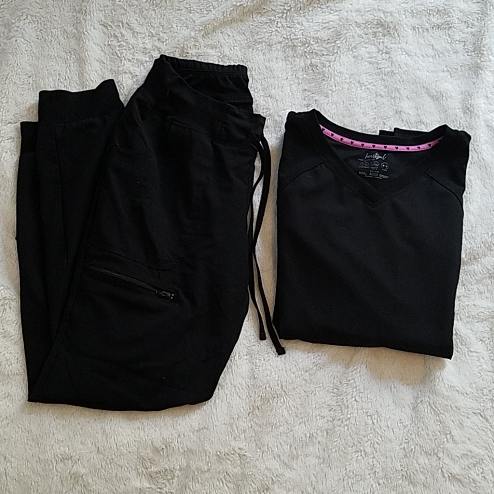 Black Heart Soul scrub set